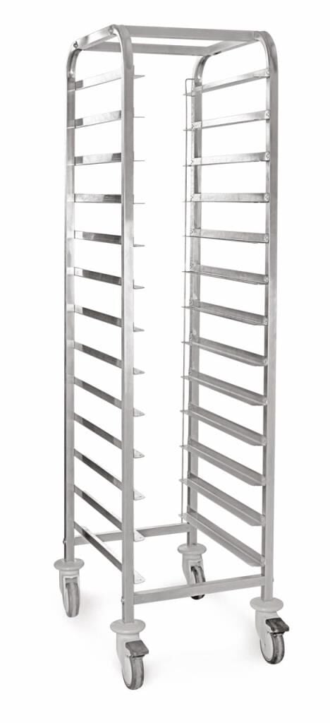 Kapp Bulaşık Toplama Arabası - 3 Adet - 37x53 cm Tepsi Boyutu