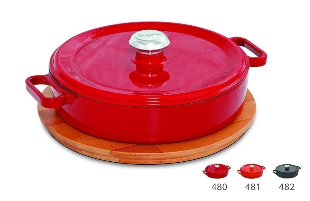 Lava Ahşap Yayvan Tencere Altlığı 28 cm