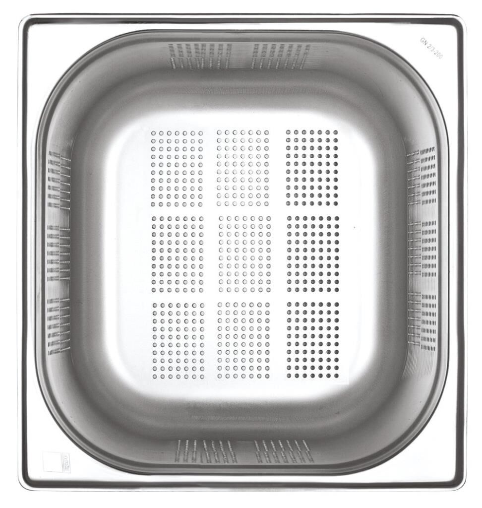 Kapp Süzgeçli Çelik Gastronom Küvet 2/3-20