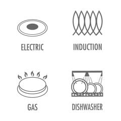 Kapp Çelik Tencere - Silindirik 20x13 cm - 4,1 Lt