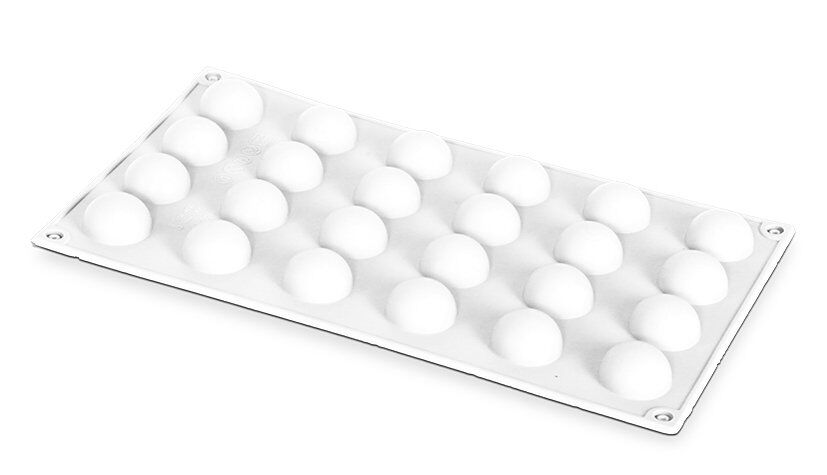 Silikomart Professional Yarım Küre Silikon Kalıp 24'lü 30 mm