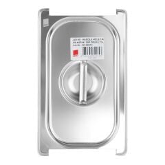 Kapp Çelik Gastronom Kapak (Sap Delikli) 1/4