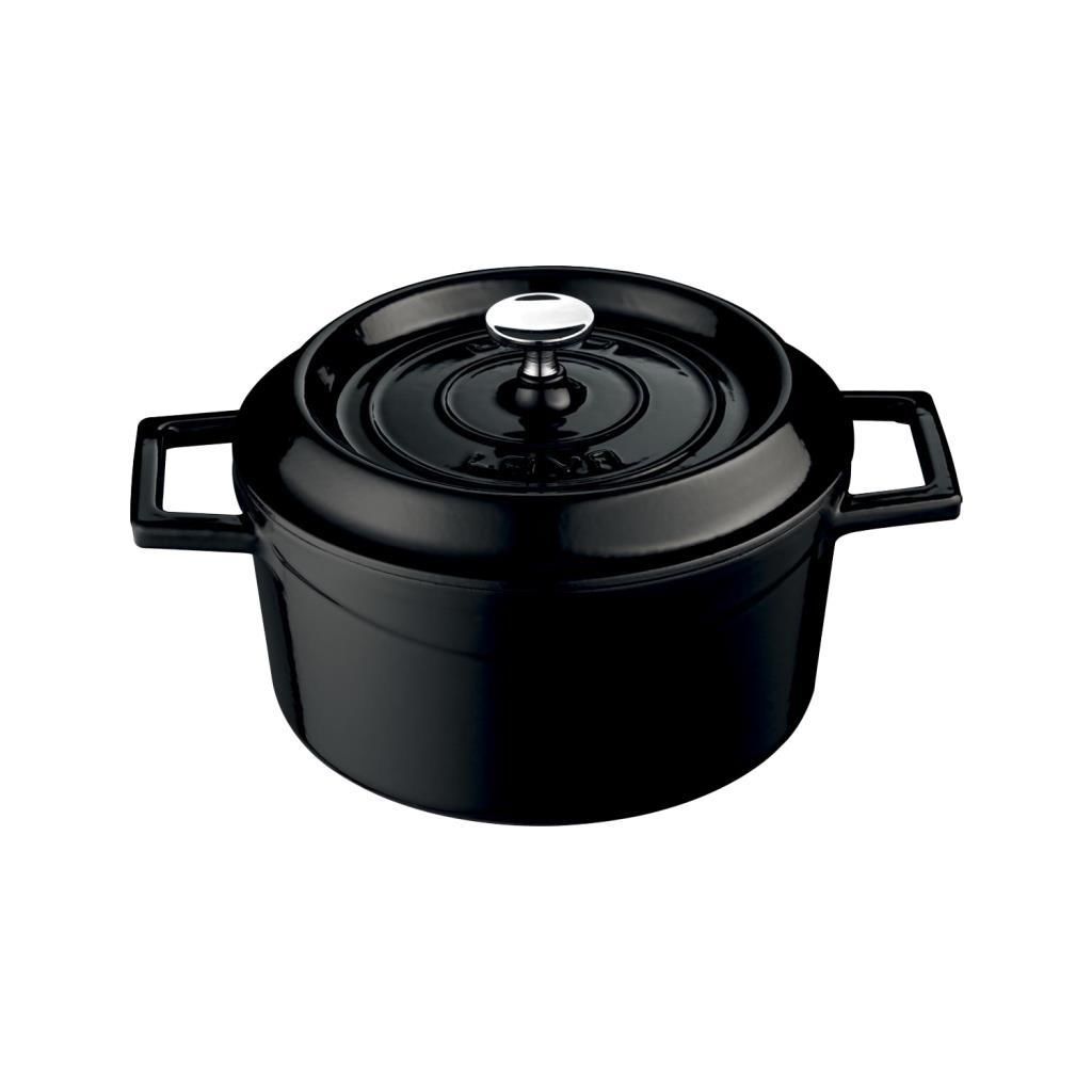 Lava Döküm Tencere - Siyah 28 cm - 6,8 Lt