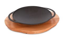 Lava Ahşap Altlık (Sac Kavurma Tavası İçin) 28 cm