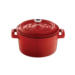 Lava Döküm Tencere - Kırmızı 10 cm - 0,35 Lt