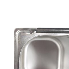 Kapp Saplı Çelik Gastronom Küvet 1/6-200