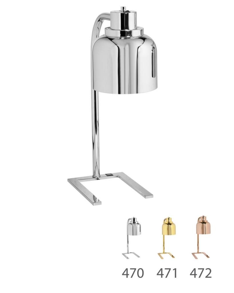 Masa Infrared Sıcak Tutucu Pirinç Lamba - Tekli