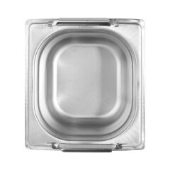 Kapp Saplı Çelik Gastronom Küvet 1/6-100