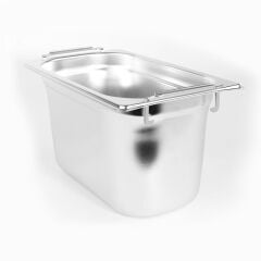 Kapp Saplı Çelik Gastronom Küvet 1/4-150