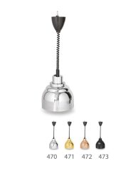 Masa Infrared Sıcak Tutucu Krom Lamba - Asansörlü