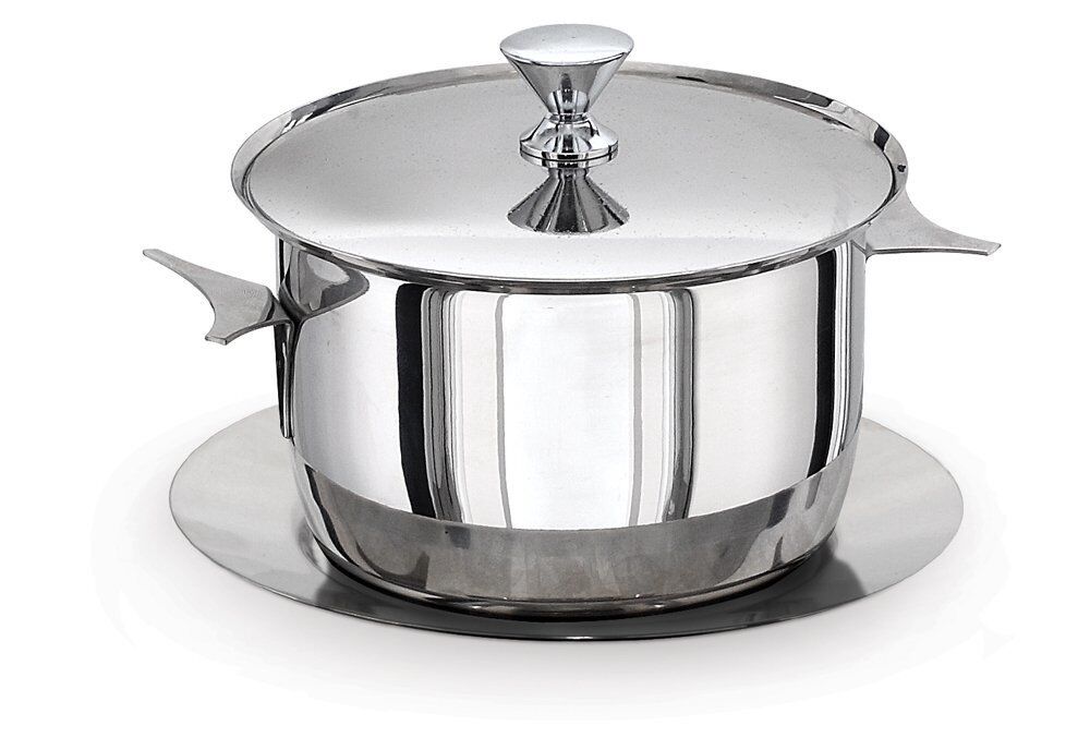 Kapp Termoslu Çelik Buz Kovası - Ay Saplı ve Tabaklı