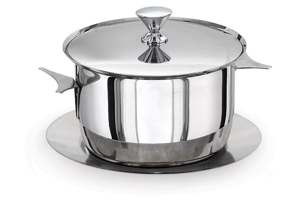 Kapp Termoslu Çelik Buz Kovası - Ay Saplı ve Tabaklı