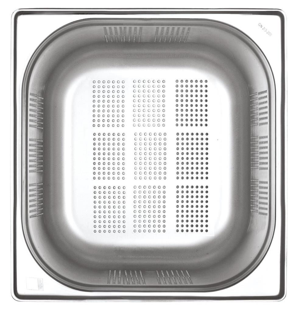 Kapp Süzgeçli Çelik Gastronom Küvet 2/3-100