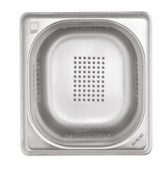 Kapp Süzgeçli Çelik Gastronom Küvet 1/6-65