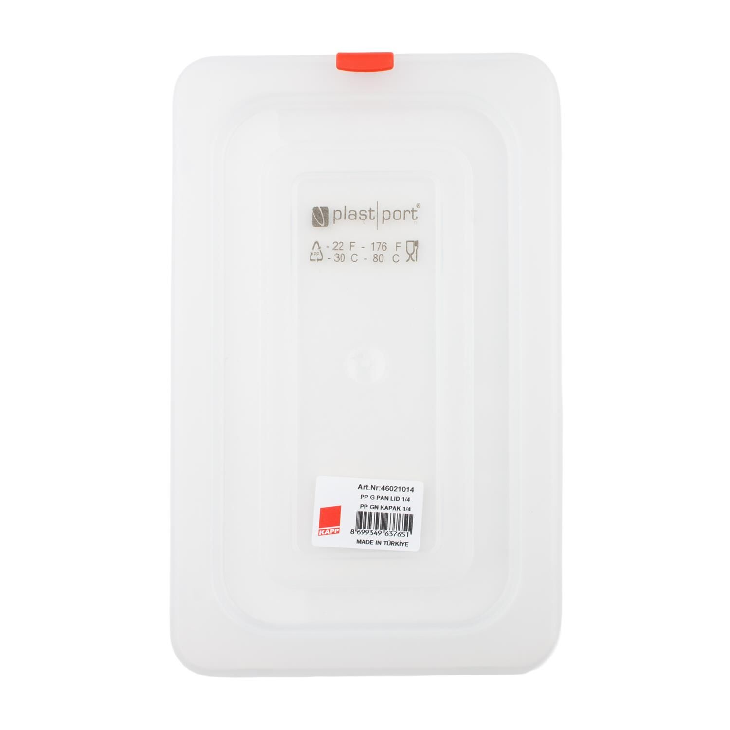 Plastport Kırılmaz Saklama Kabı Kapağı 1/4