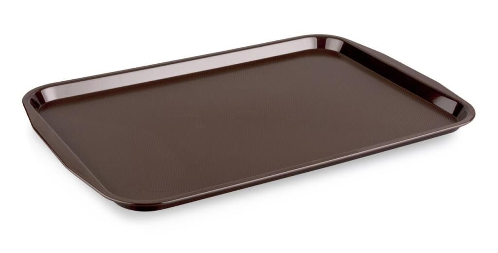 Plastport  Servis Tepsisi - Kahverengi 27x36 cm