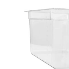 Plastport Kırılmaz Şeffaf Gastronom Küvet 1/2-200