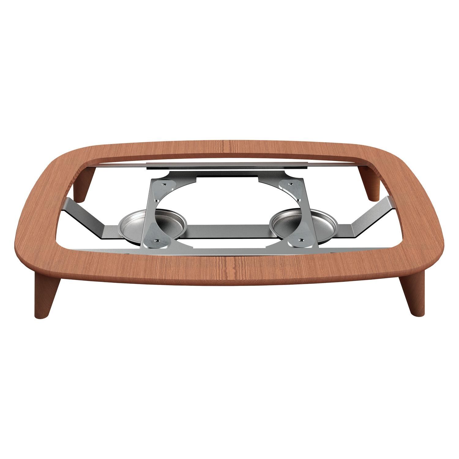 Chafing Dish Titan GN 1/1 Ayaklı Stand Ahşap