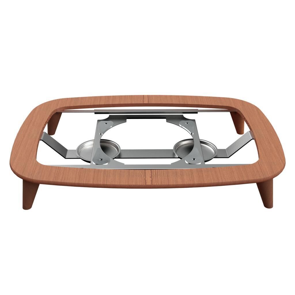 Chafing Dish Titan GN 1/1 Ayaklı Stand Ahşap