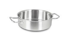 Kapp Kapaksız Çelik Tencere - Silindirik 36x8 cm - 8,1 Lt