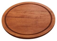 Kapp Yuvarlak Sunumluk - Kayın 28 cm