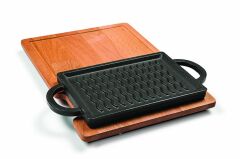 Lava Ahşap Altlık (Mini Tava İçin) 15x22 cm