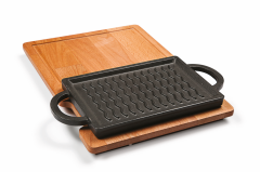 Lava Ahşap Altlık (Mini Tava İçin) 15x22 cm