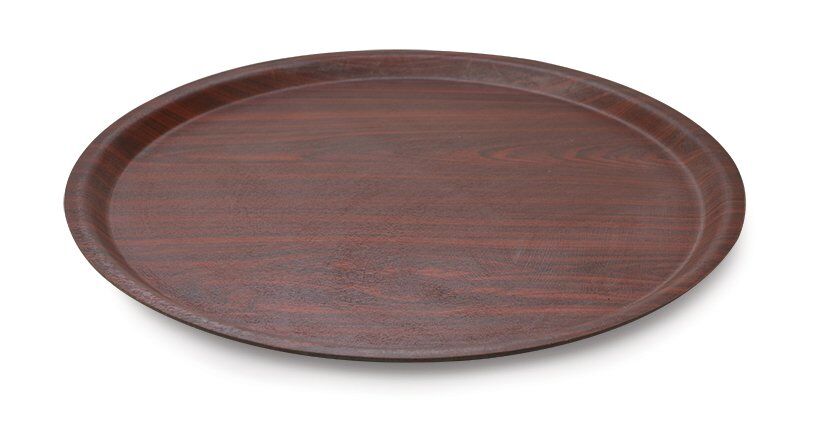 Kapp Yuvarlak Kraft Tepsi – Maun  38 cm