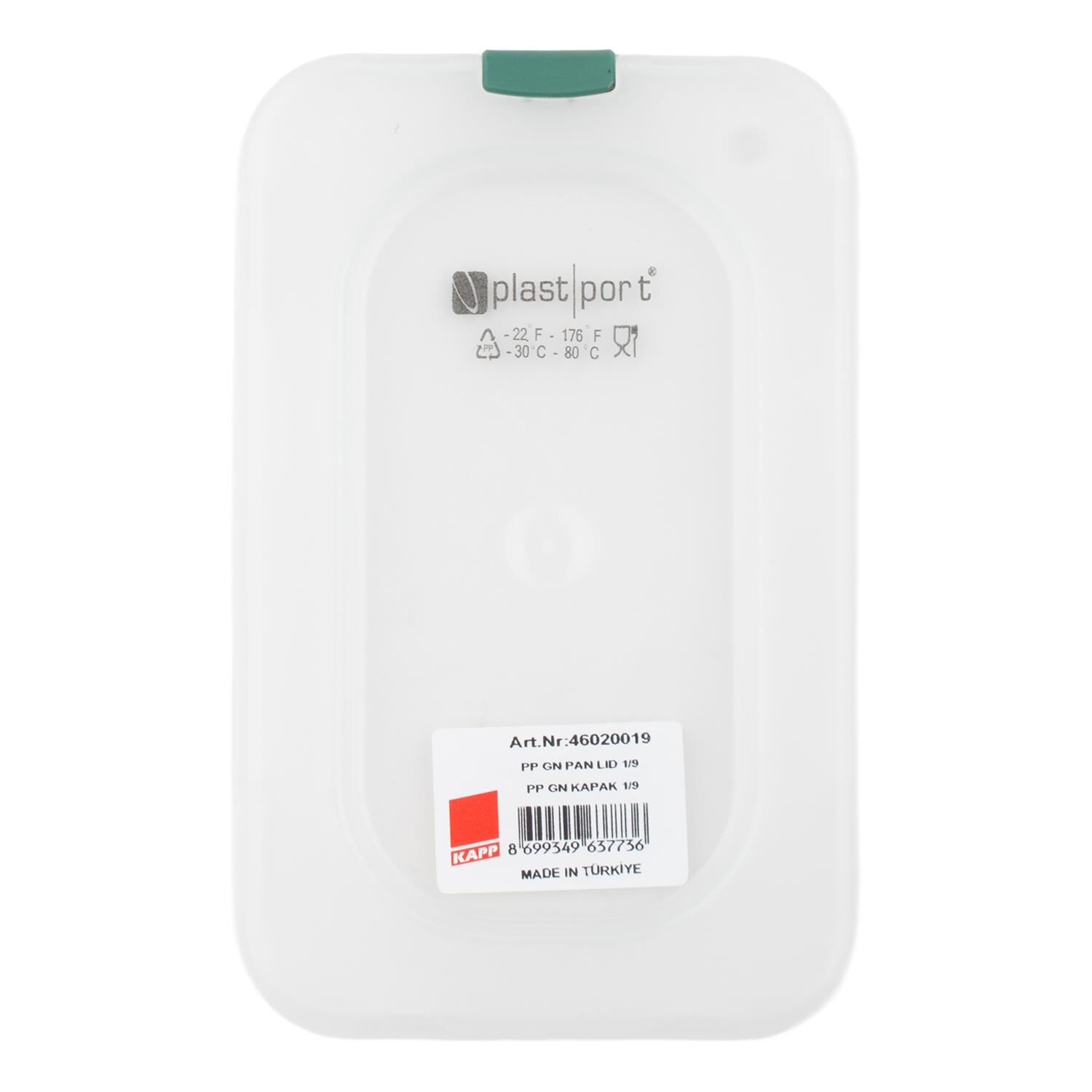 Plastport Kırılmaz Saklama Kabı Kapağı 1/9