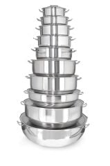 Kapp Çelik Helvane Tencere 36x15 - 16 Lt