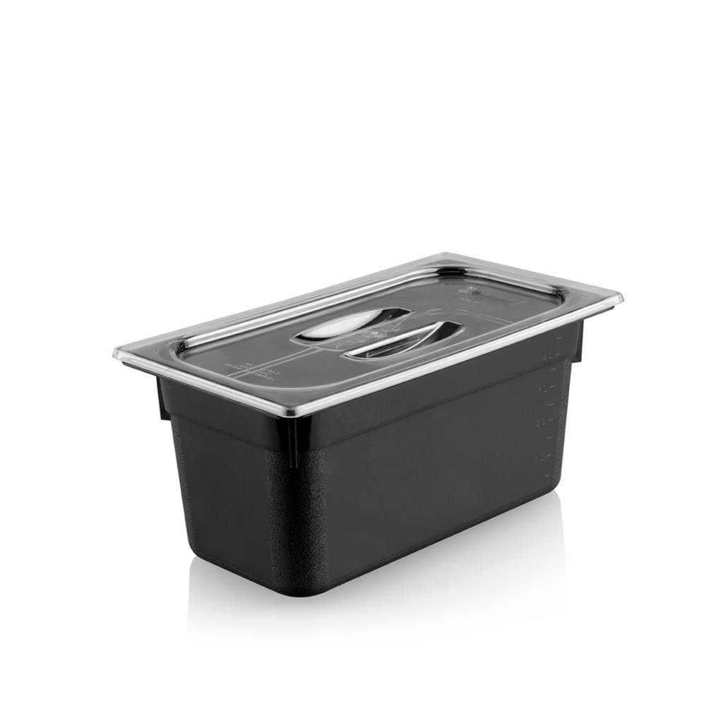 Plastport Kırılmaz Saklama Kabı - Siyah 5,3 Lt