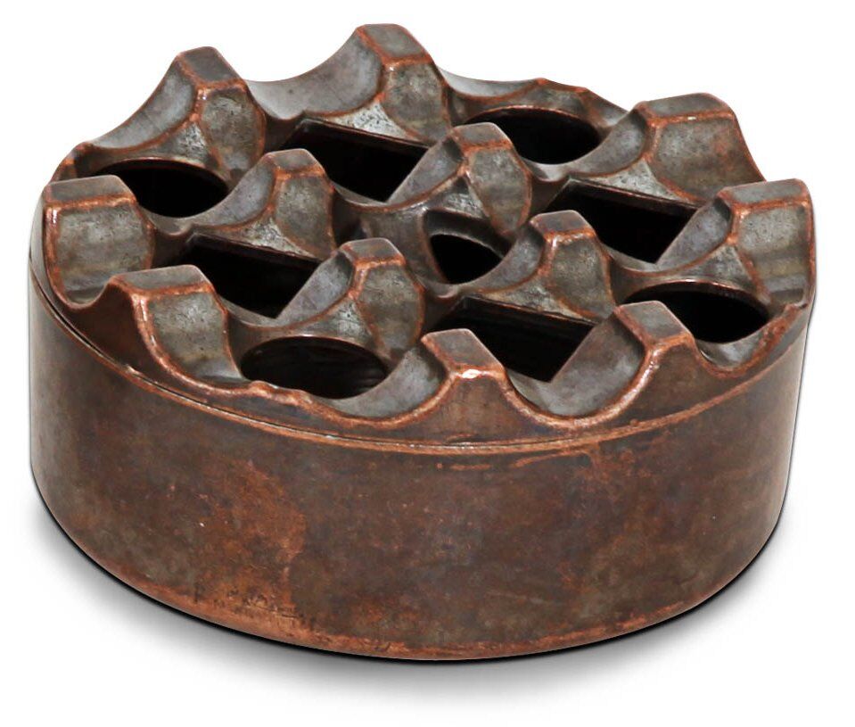 Kapp Yuvarlak Bronz Döküm Küllük