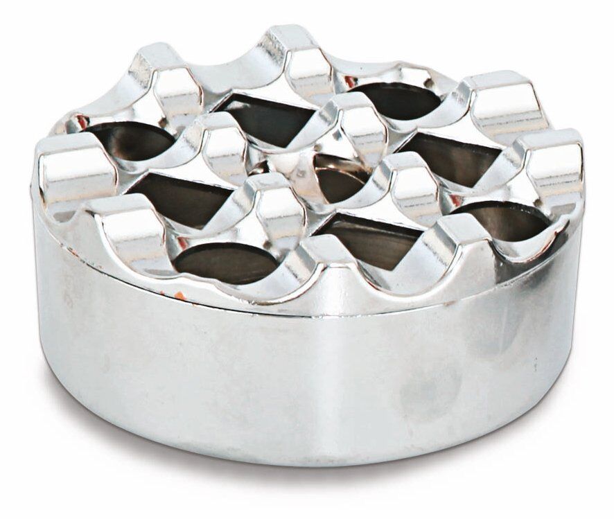 Kapp Yuvarlak Döküm Krom Küllük