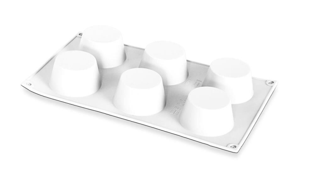 Silikomart Professional Silikon Orta Muffin Kalıp 6'lı