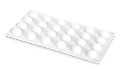 Silikomart Professional Yarım Küre Silikon Kalıp 24'lü 30 mm