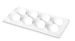 Silikomart Professional Yarım Küre Silikon Kalıp 8'li 50 mm