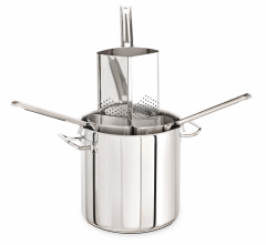 Kapp Çoklu Makarna Pişirme Tenceresi 24 cm (3 Süzgeçli) - 8 Lt