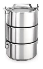 Kapp İzoleli Çelik Sefer Tası 3'lü 20x11x3 cm