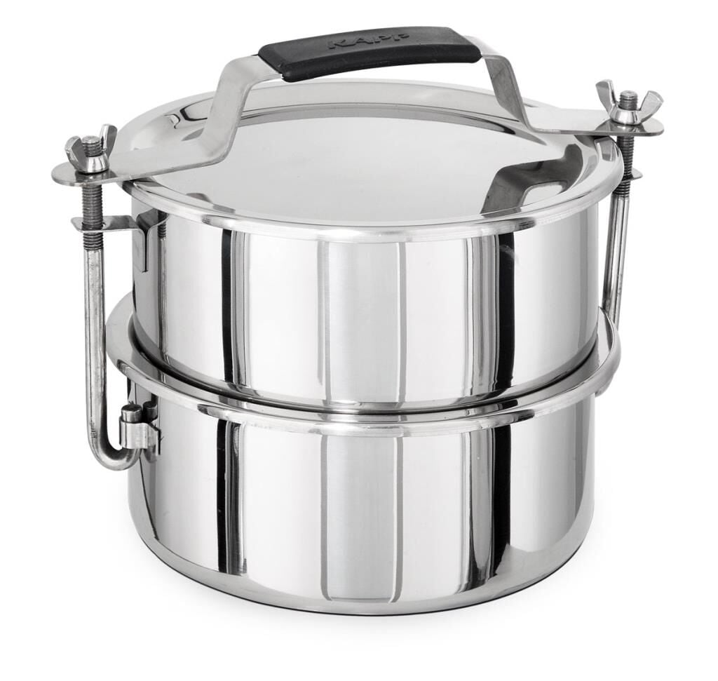 Kapp İzoleli Çelik Sefer Tası 2'li - 20x11x2 cm