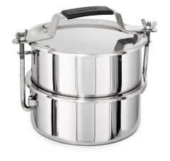 Kapp İzoleli Çelik Sefer Tası 2'li - 20x11x2 cm