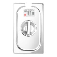 Kapp Çelik Gastronom Kapak (Kepçe Delikli) 1/4