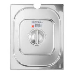 Kapp Çelik Gastronom Kapak (Kepçe Delikli) 1/2