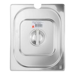 Kapp Çelik Gastronom Kapak (Kepçe Delikli) 1/2